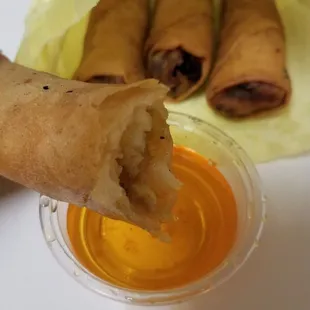 Yummy egg rolls