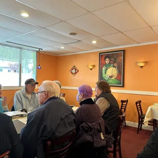 Very small dining room but comfortable