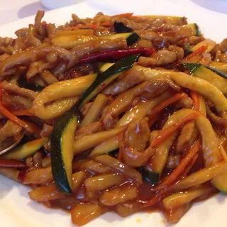 Shredded Pork with Garlic Sauce lunch