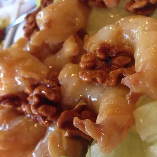 Honey Walnut Prawns lunch