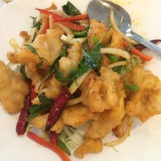 Fish Fillet with Salt and Pepper