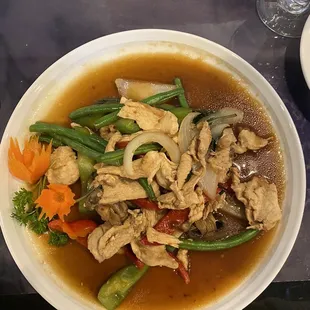 Chicken Basil stir fry