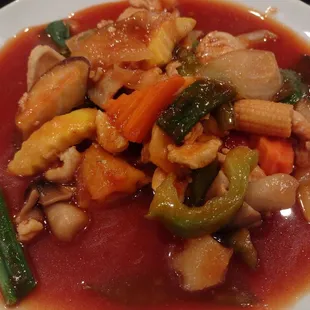 Sweet and sour chicken