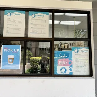 Take out order area!