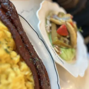 Millionaire bacon and cheapies eggs