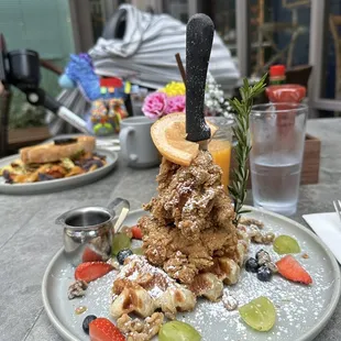 Croissant Waffle Toast
