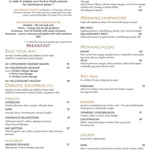 We're opening for takeout starting Saturday, March 28th. 9am to 1:30pm. We look forward to serving you again!