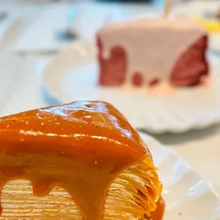 Thai Tea crepe cake