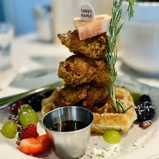 Fried Chicken Croffle