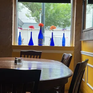 Behind us window art
