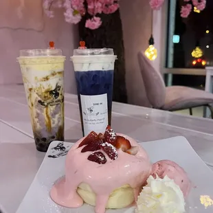 Strawberry Souflee Pancake