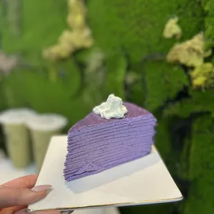 Ube crepe