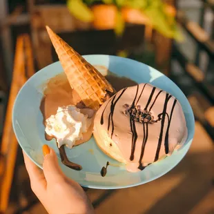 Chocolate Souffle Pancake