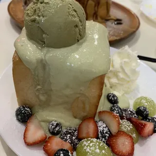 Matcha Fruit Toast