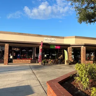 the front of the store