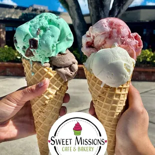 Double Waffle Cone