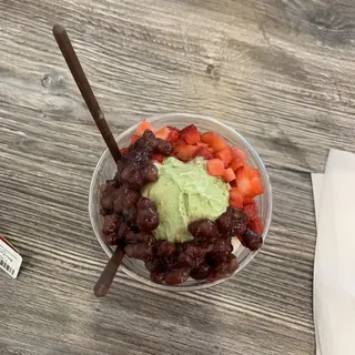 Matcha Red Bean Smoothie