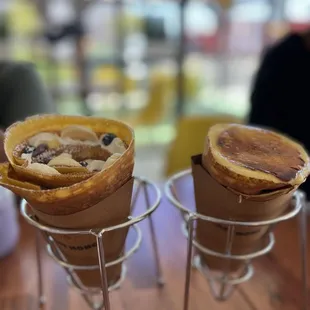 Cream Brûlée and Split Taro