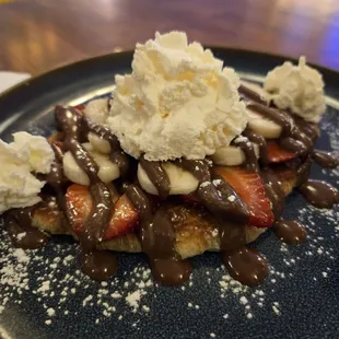 Strawberry Nutella Croffle