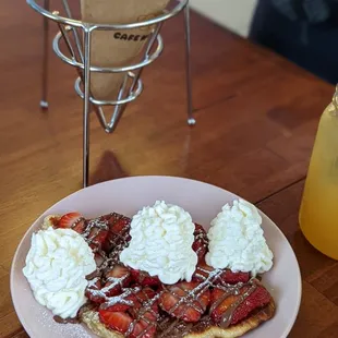 Matcha Red Bean Sweet Crepe