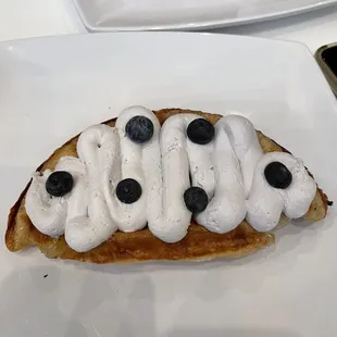 Blueberry Croffle (yum)