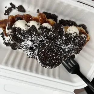 Oreo Croffle to go