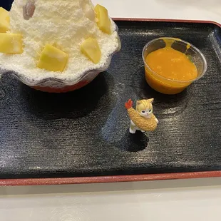 mango shaved ice cream