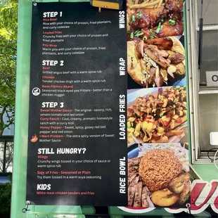 Convenient instructions for ordering. Helpful since this is the first time I've had Nigerian food.