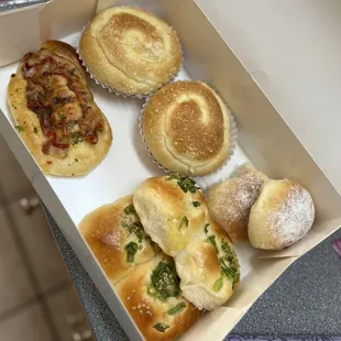 Variety of pastries