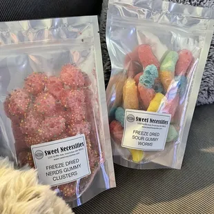 Freeze dried candy