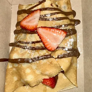 Strawberry Nutella Crepe