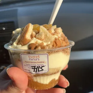 8 Oz. Peach Banana Pudding