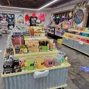 the inside of a grocery store