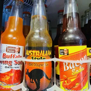 a fridge full of sodas