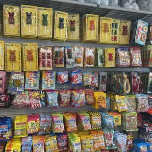 Gummy Bear wall.... No THC in sight!  Boo!!