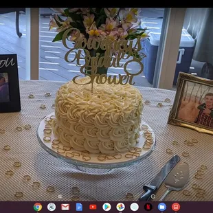 a wedding cake