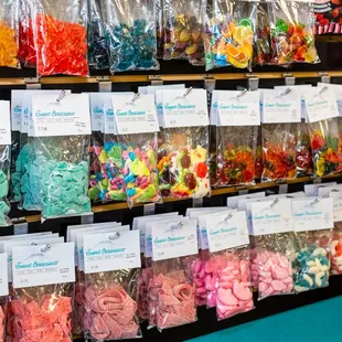 a display of candy in a store
