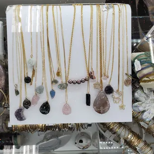 Beautiful necklaces.