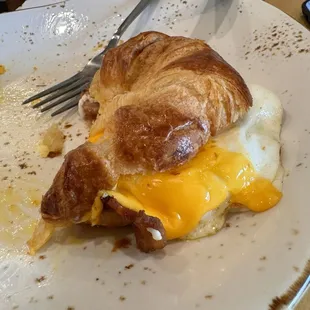 Lafitte breakfast sandwich