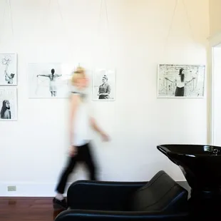 Quarterly art shows.