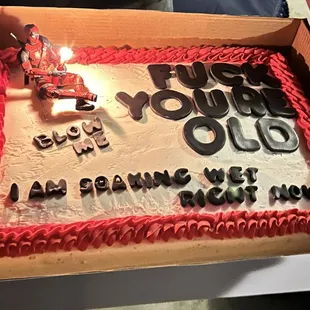 Husbands birthday cake