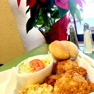 Wednesday's Plate Lunch...Ritz Oven Fried Chicken!