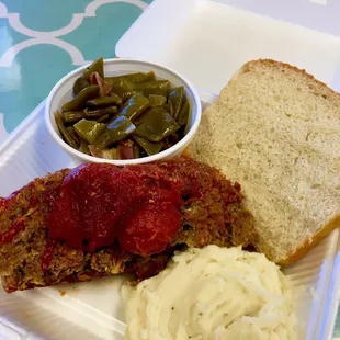 Wednesday's Plate Lunch...Meatloaf!