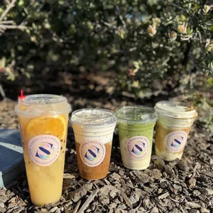 Soursop Fruit Tea, Fish Sauce Caramel Coffee, Matcha Sweet Corn, Sweet Corn Coffee with Sweet Corn Cream