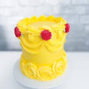 Beauty and the beast cake