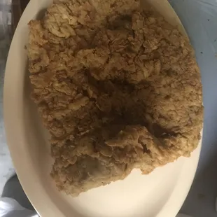 Hand battered chicken fried steak, voted best in Grimes county 2020