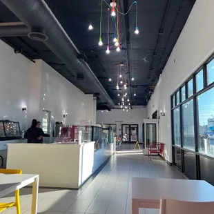 the interior of the restaurant