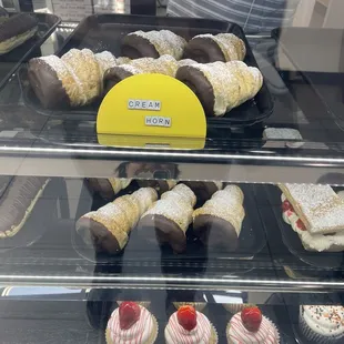 a variety of pastries