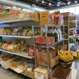 a variety of food items