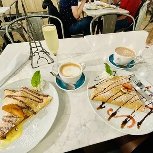 Strawberry and Banana Crepe